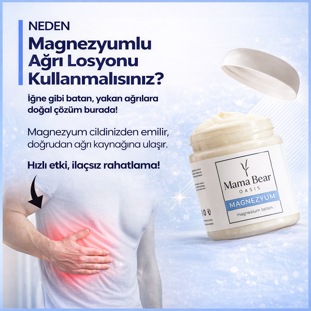 MamaBear™ Magnezyumlu Sinir ve Eklem Rahatlatıcı Losyon