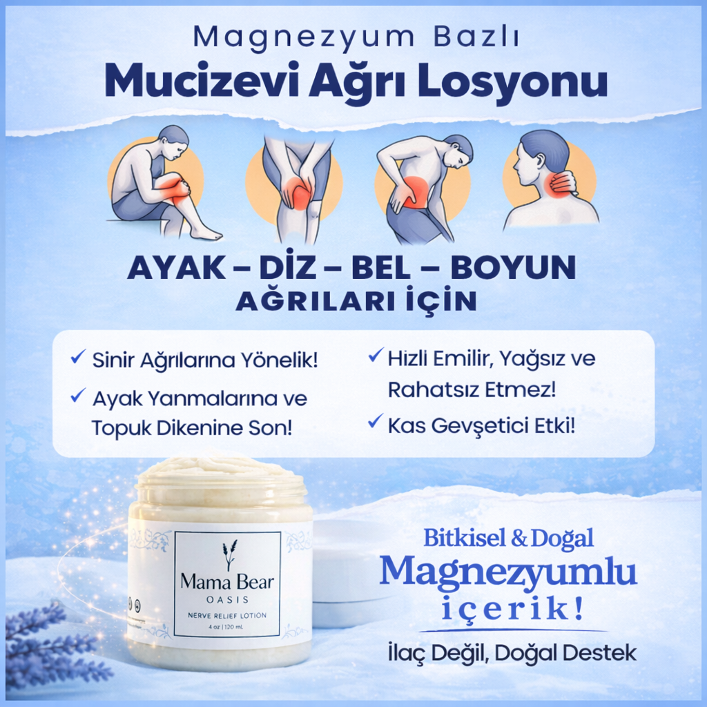 MamaBear™ Magnezyumlu Sinir ve Eklem Rahatlatıcı Losyon